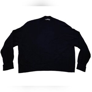 EVERLANE Black Mock Neck Pullover Cashmere Sweater Womens Size XL Aritzia